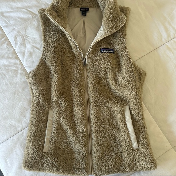 PATAGONIA Los Gatos Sherpa Fleece Vest | Women’s, Beige/Tan, XS | Like New! - Picture 5 of 11